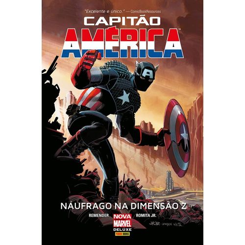 capitão américa - nova marvel deluxe - náufrago na dimensão z