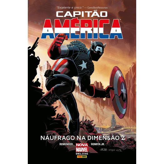 capitão américa - nova marvel deluxe - náufrago na dimensão z