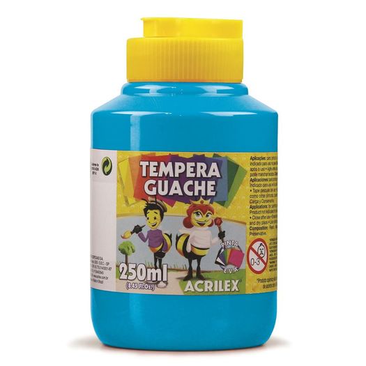 tinta guache 250ml azul celeste 503 acrilex tinta guache 250ml azul celeste 503 acrilex