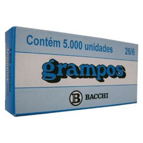 grampo 26.6 com 5000 unidades cobreado