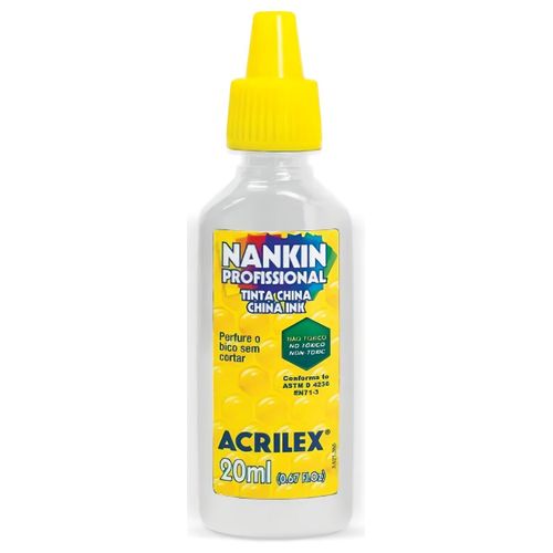 tinta nankin 20ml branco