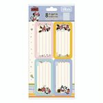 etiqueta escolar com 8 unidades minnie etiqueta escolar com 8 unidades minnie