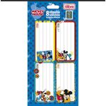 etiqueta escolar com 8 unidades mickey disney etiqueta escolar com 8 unidades mickey disney