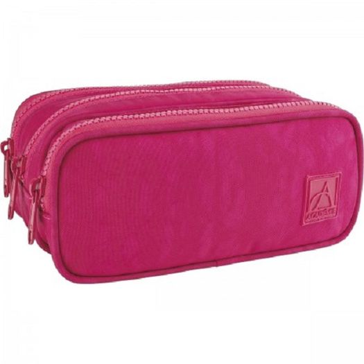 estojo triplo académie cereja estojo triplo académie cereja