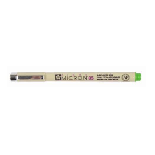 caneta nankin 05-0,45mm pigma micron verde fresh miwa