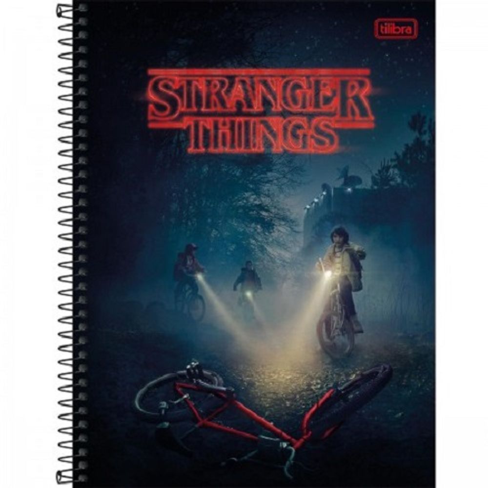 Caderno Univ 10x1 160f Cd 294128 Stranger Things Tilibra - Livrarias  Curitiba