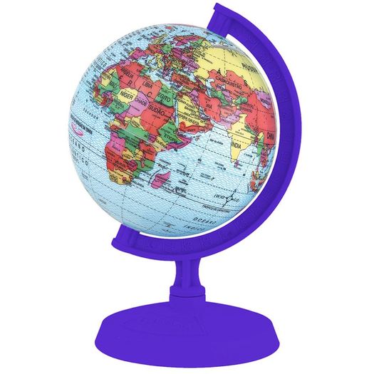 globo terrestre baby 10cm roxo globo terrestre baby 10cm roxo