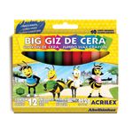 big giz de cera 12 cores big giz de cera 12 cores