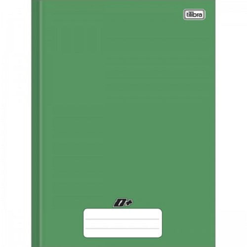caderno brochurão 48 folhas verde d+ tilibra