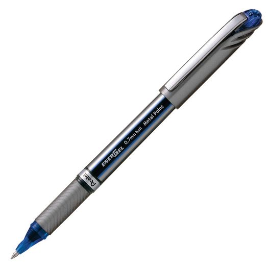 caneta roller ball 0,7 energel ponta metalica azul pentel caneta roller ball 0,7 energel ponta metalica azul pentel