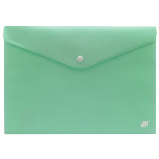 pasta-envelope-a4-com-botao-verde-pastel-db803abc-12p-yes