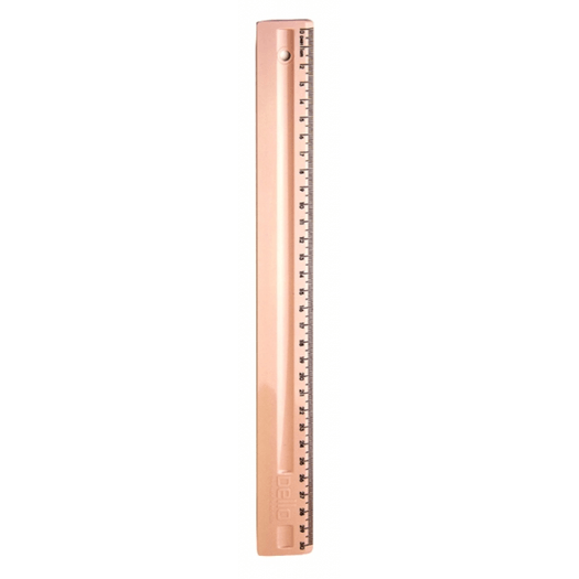régua 30cm metalizada rose gold régua 30cm metalizada rose gold