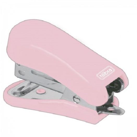 grampeador rosa mini para 12 folhas grampeador rosa mini para 12 folhas