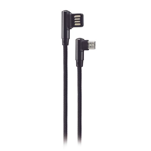 cabo micro usb nylon trançado 1,2m preto (wi388)- warrior cabo micro usb nylon trançado 1,2m preto (wi388)- warrior