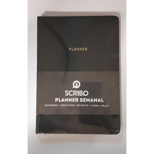 planner permanente scribo preto 160f médio planner permanente scribo preto 160f médio