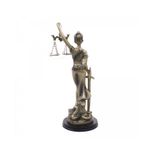 estatueta resina dama da justiça 23cm qmh218728-13-e minas
