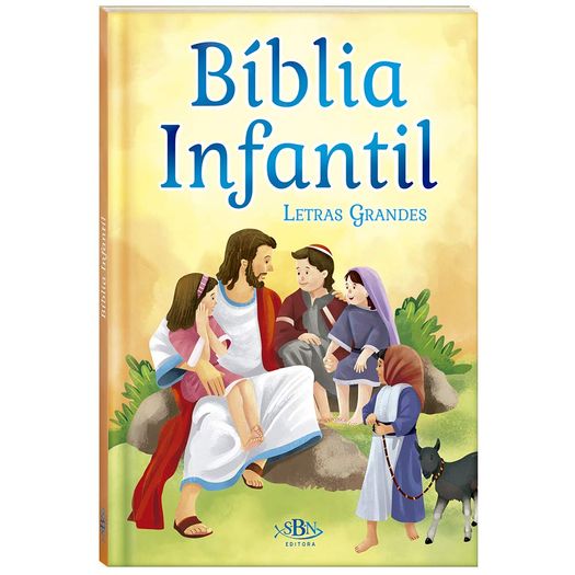 bíblia infantil - letras grandes bíblia infantil - letras grandes