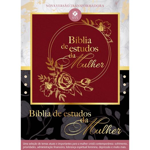 bíblia de estudo da mulher - bordo bíblia de estudo da mulher - bordo