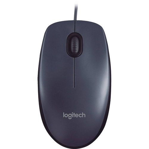 mouse usb m90 preto - logitech
