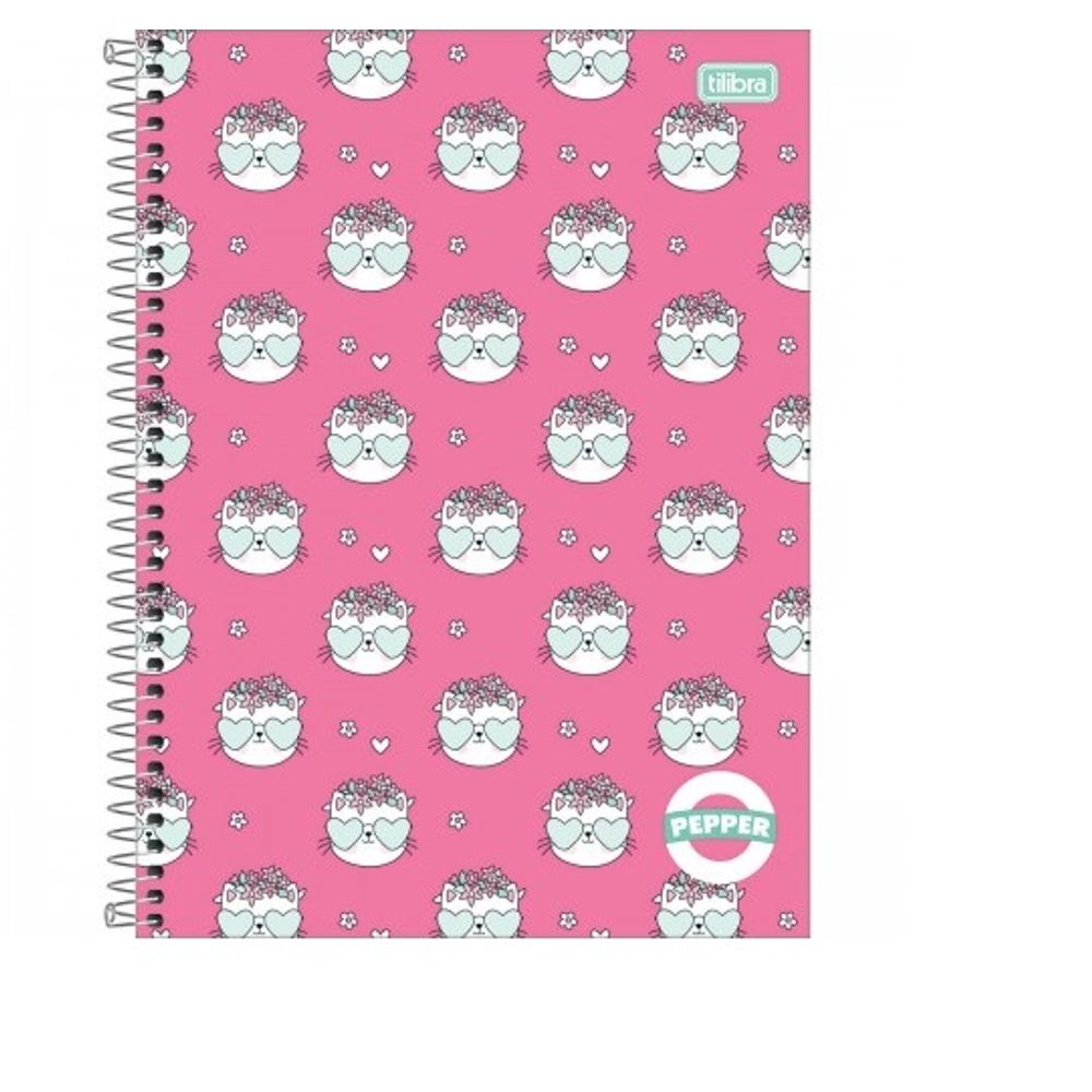 Caderno Universitário 20 Matérias Pepper Feminino 320fl 236586 Tilibra Livrarias Curitiba 8972