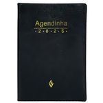 agenda 2025 pocket simples preta