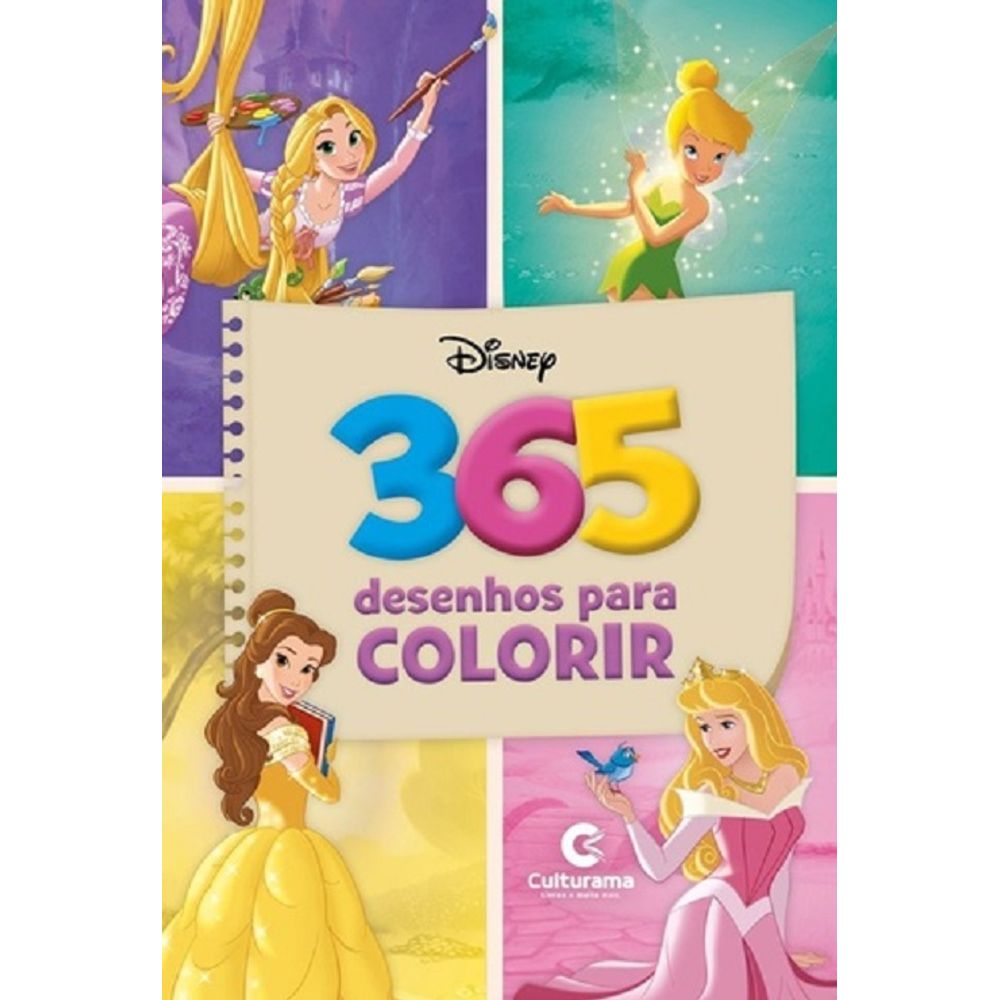 365 Desenhos para Colorir Disney Meninas