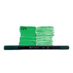 caneta-bismark-dualtip-2-pontas-0.4-pincel-verde-folha-171-pk0100c-yes-avulso