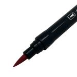 caneta bismark dualtip 2 pontas pincel vermelho caneta bismark dualtip 2 pontas pincel vermelho