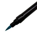 caneta bismark dualtip 2 pontas pincel verde água caneta bismark dualtip 2 pontas pincel verde água