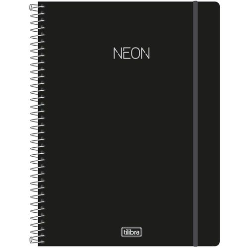 caderno univ 1x1 80f neon preto 302457 tilibra