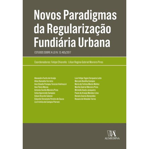 Novos Paradigmas Da Regularizacao Fundiaria Urbana - Almedina