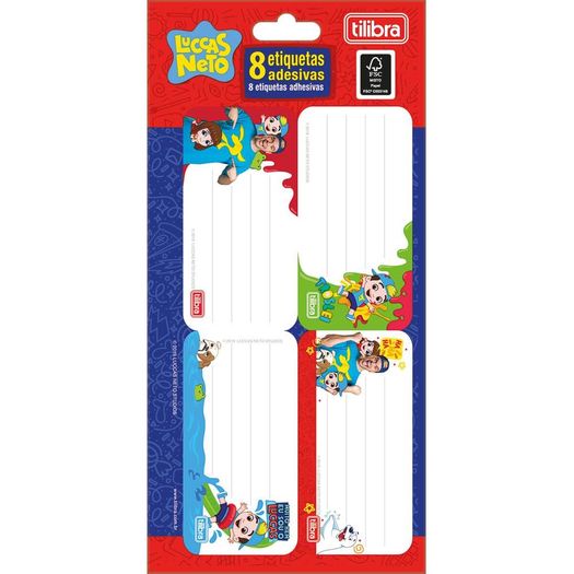etiqueta escolar com 8 unidades luccas netto etiqueta escolar com 8 unidades luccas netto