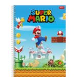 caderno linguagem esp 80f cd 336249-2 super mario foroni caderno linguagem esp 80f cd 336249-2 super mario foroni