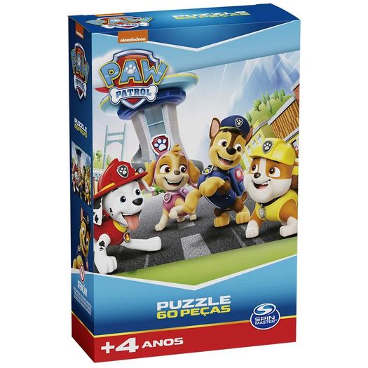quebra-cabeça 60 peças patrulha canina quebra-cabeça 60 peças patrulha canina