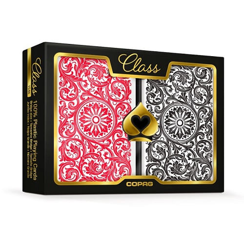 jogo de cartas baralho class estojo duplo 1546 91678 copag