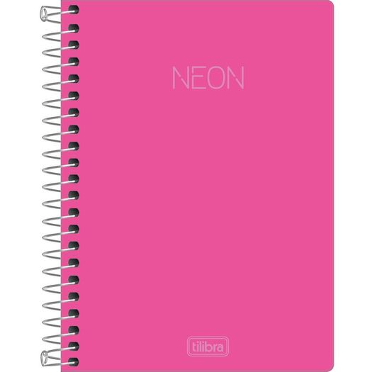 caderneta espiral 80 folhas neon rosa caderneta espiral 80 folhas neon rosa