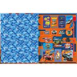 caderno brochurao 80 folhas capa dura hot wheels