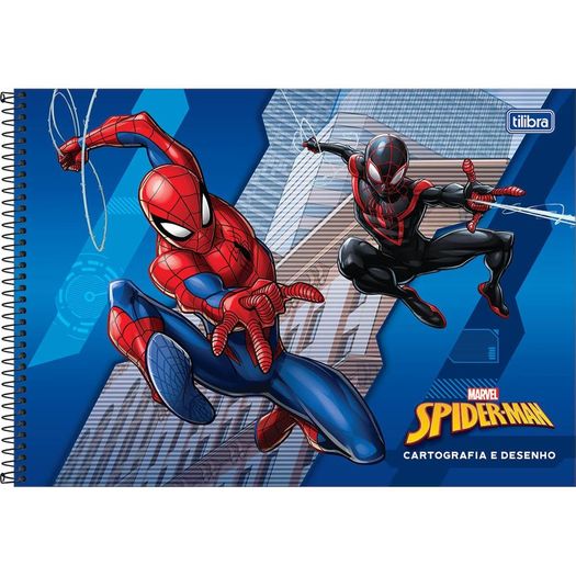 caderno cartografia espiral sem seda 80 folhas capa dura spider man caderno cartografia espiral sem seda 80 folhas capa dura spider man
