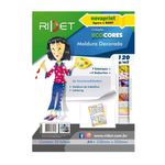 bloco ecocores moldura decorada 7 cores 23x32cm ridet bloco ecocores moldura decorada 7 cores 23x32cm ridet