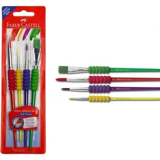 pincel soft touch kit 4 unidades pincel soft touch kit 4 unidades