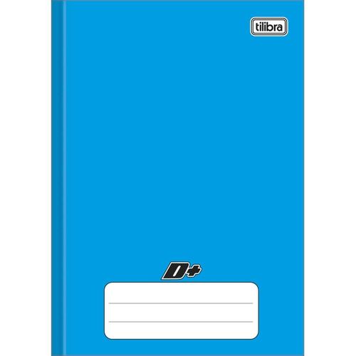 caderno linguagem broch 48 folhas azul d+ tilibra
