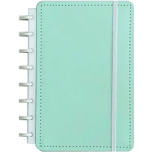 caderno inteligente 80 folhas a5 verde pastel