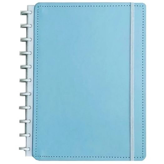caderno inteligente 80 folhas grande azul pastel caderno inteligente 80 folhas grande azul pastel