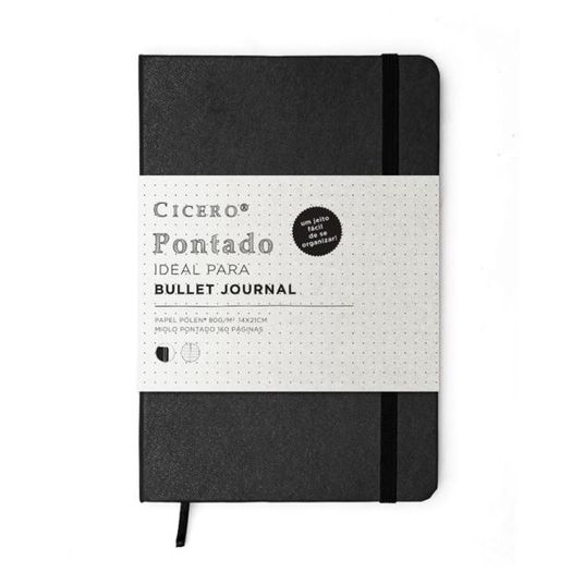 caderno de anotações clássico preto pontado 6736 cicero caderno de anotações clássico preto pontado 6736 cicero