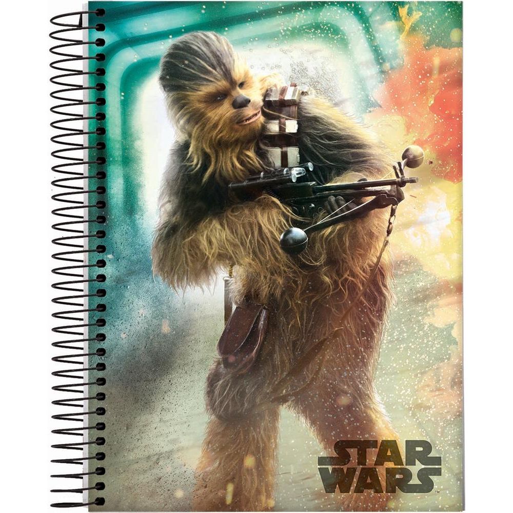 Caderno Star Wars - Personagens - 1 Matéria - Jandaia - Caderno