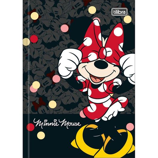 caderno linguagem brochura 80 folhas capa dura minnie caderno linguagem brochura 80 folhas capa dura minnie