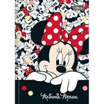 caderno linguagem brochura 80 folhas capa dura minnie caderno linguagem brochura 80 folhas capa dura minnie