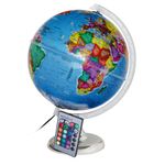 globo prisma 30cm com led multicolor e controle globo prisma 30cm com led multicolor e controle