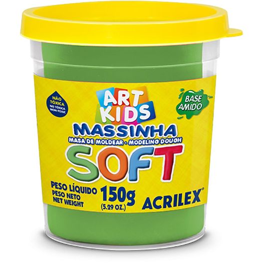 massa para modelar soft 150g verde massa para modelar soft 150g verde