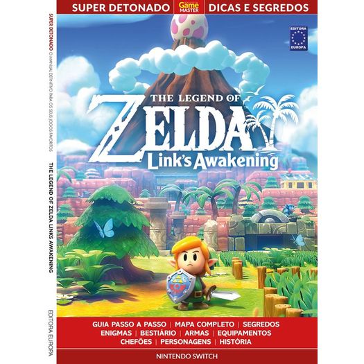 livro super detonado dicas e segredos - the legend of zelda links awakening